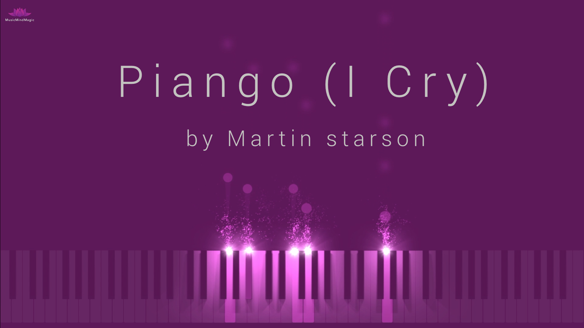 Image showing piano keyboard in violet color