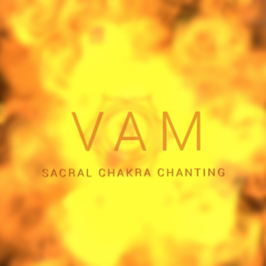 orange image illustrating vam mantra chakra chanting