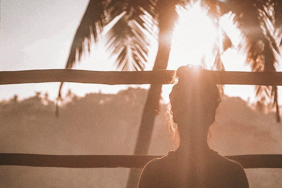 Calm person doing a 2 minute meditation practice for beginners