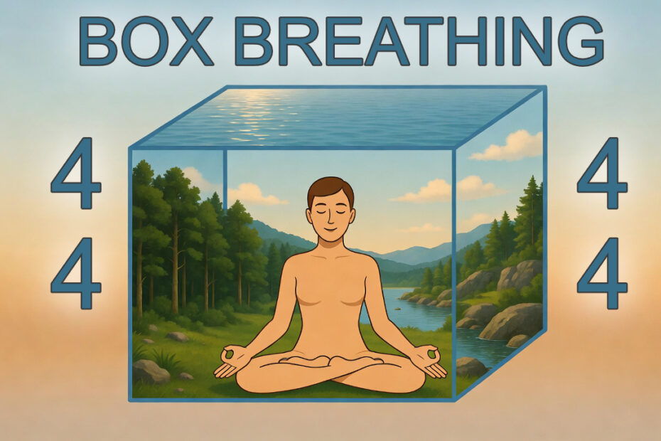 4444 box breathing meditation