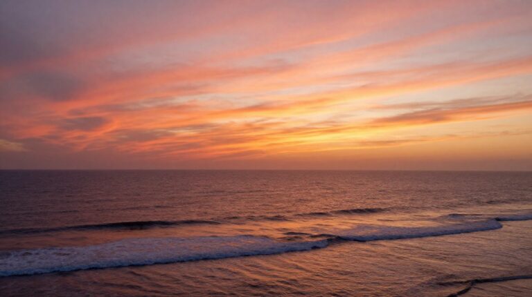 Peaceful ocean scene for a 15 minute deep meditation practice